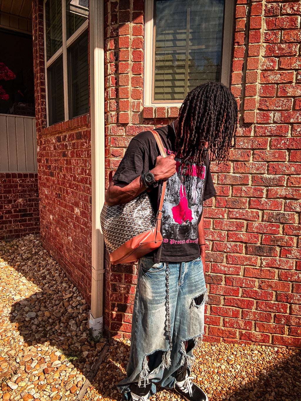 Leads to heaven tee(black)