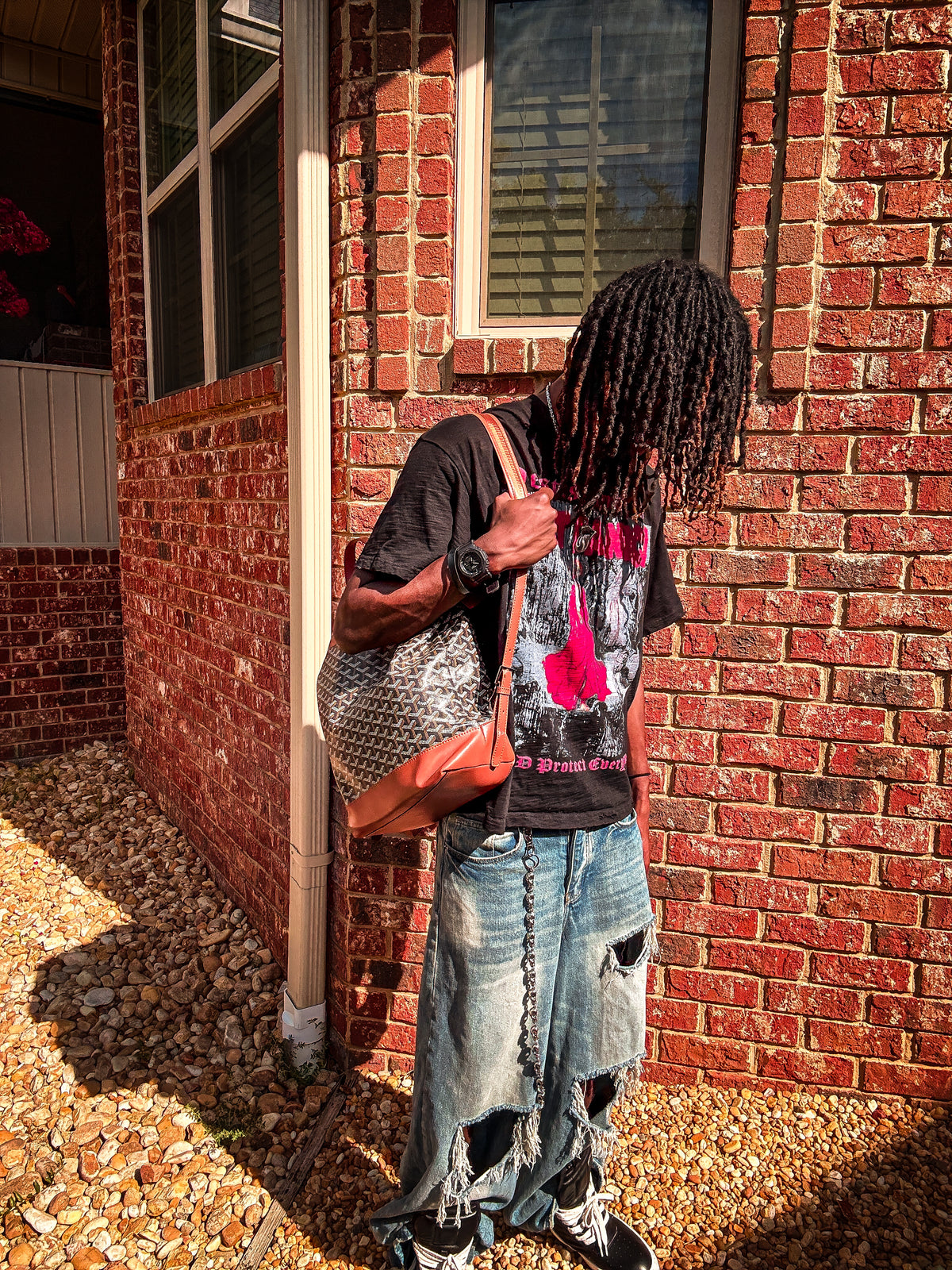 Leads to heaven tee(black)