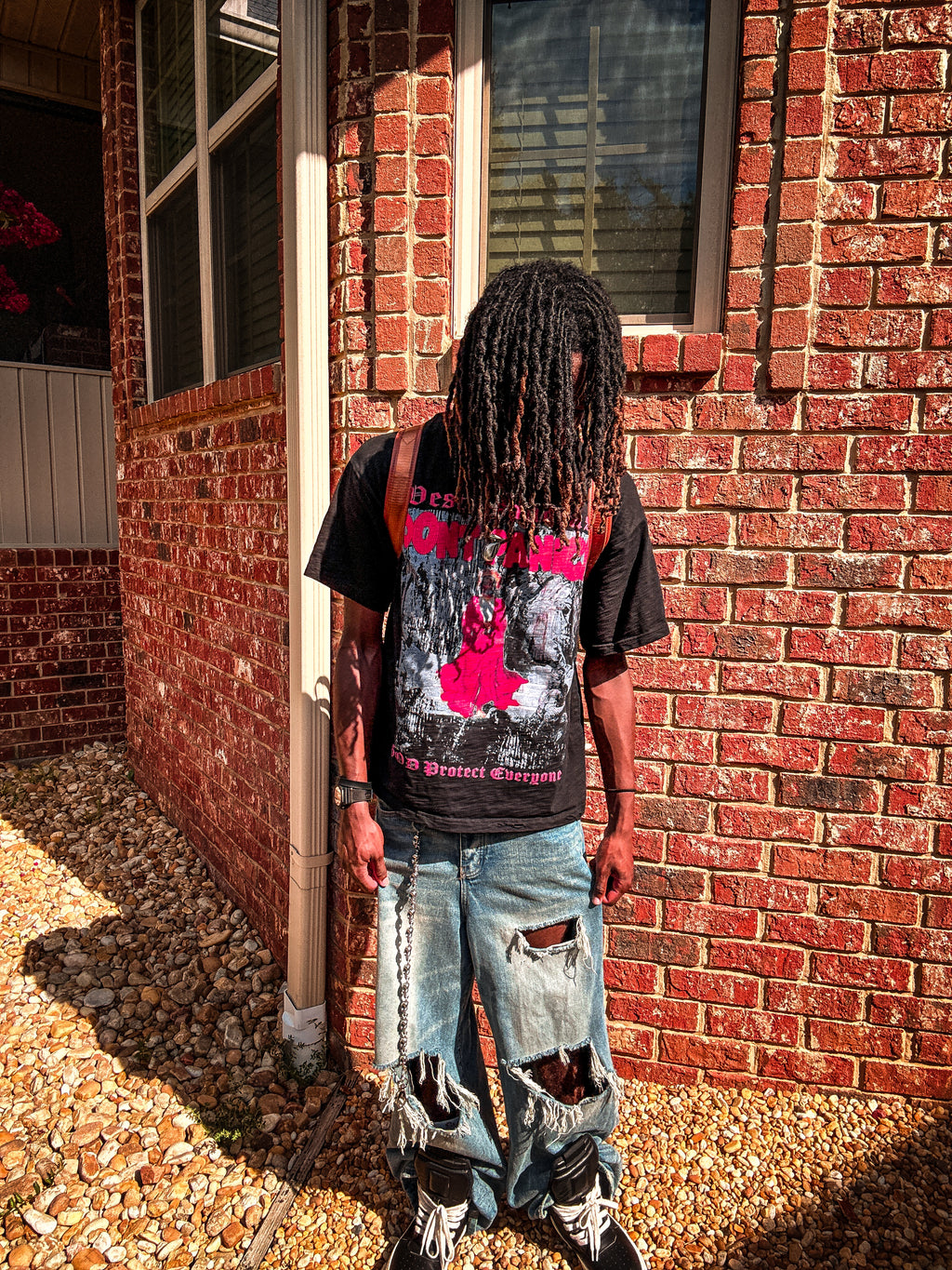 Leads to heaven tee(black)