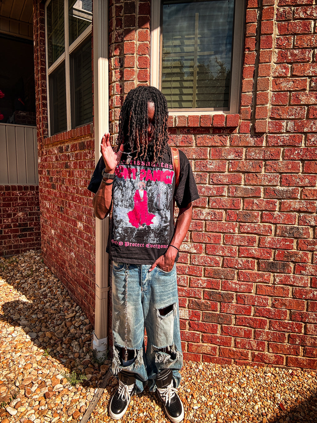 Leads to heaven tee(black)
