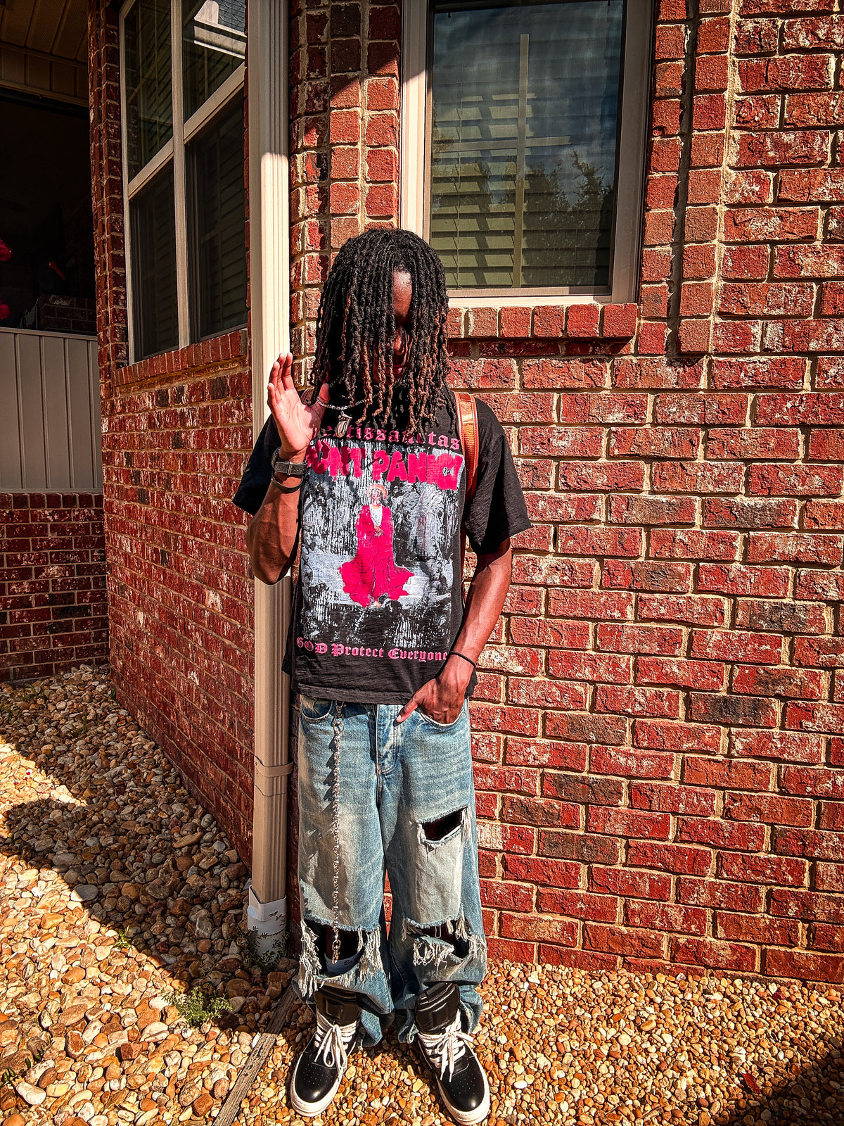 Leads to heaven tee(black)