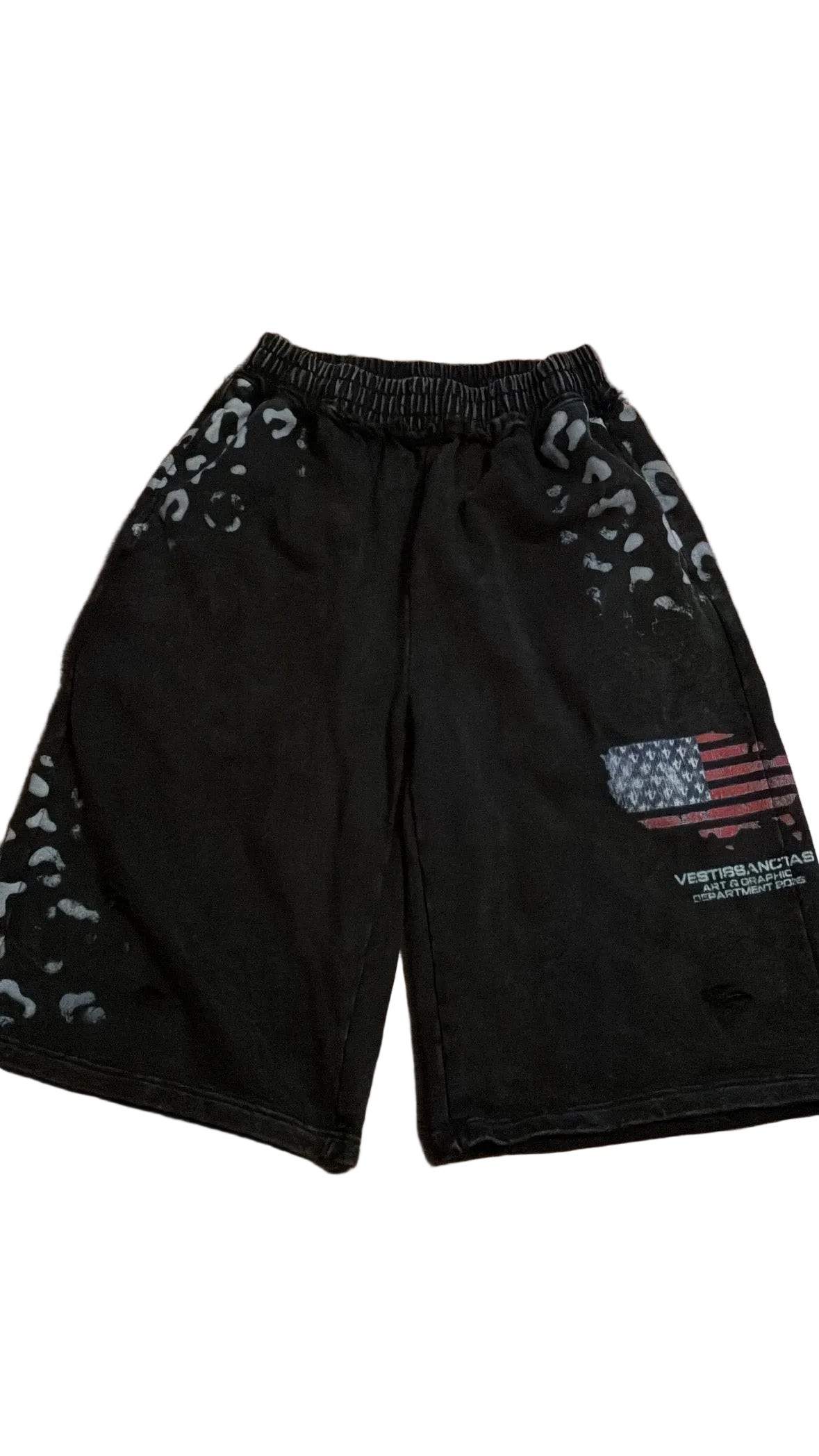 Messianic peace shorts(black)