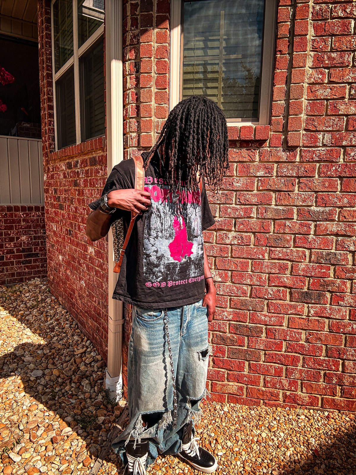 Leads to heaven tee(black)